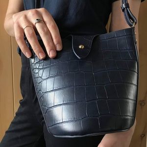 Small purse with crocodile texture from Vero Moda